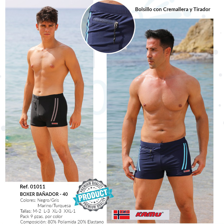 Stamgon Men's Swim Trunks Quick Dry Board Shorts nga adunay Custom nga giimprinta (3)